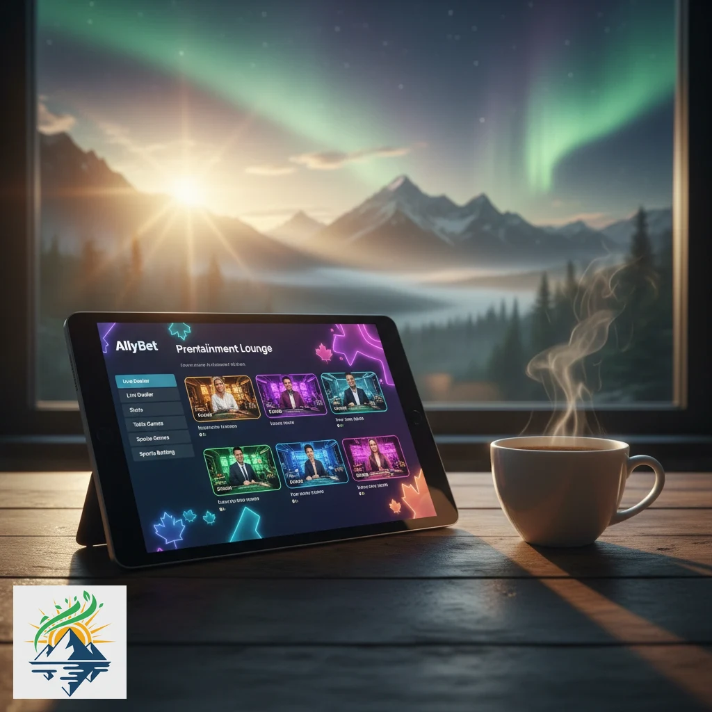 Digital casino game interface showing roulette wheel and card table layouts on a tablet