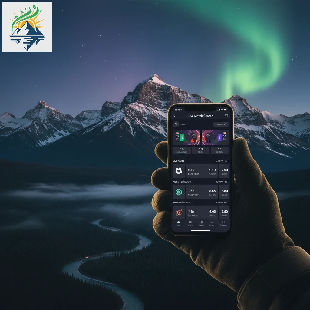 Mobile screen displaying real-time sports scores and upcoming fixtures.